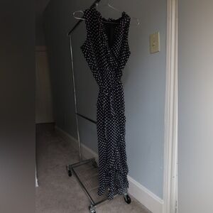 Polka‎ Dot Sleeveless Dress